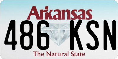 AR license plate 486KSN