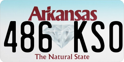 AR license plate 486KSO
