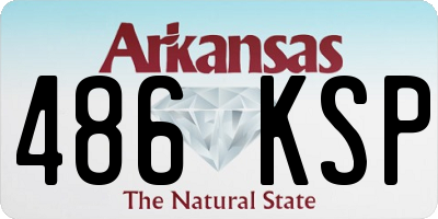 AR license plate 486KSP