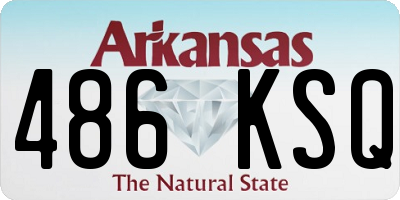AR license plate 486KSQ