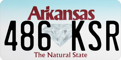 AR license plate 486KSR