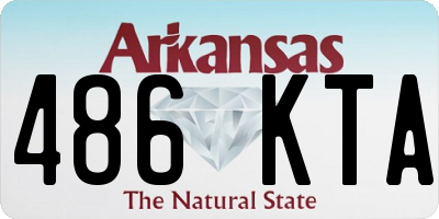 AR license plate 486KTA