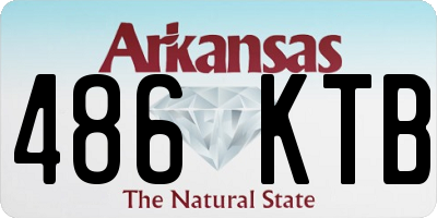 AR license plate 486KTB