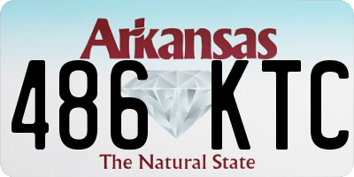 AR license plate 486KTC