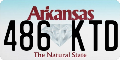 AR license plate 486KTD