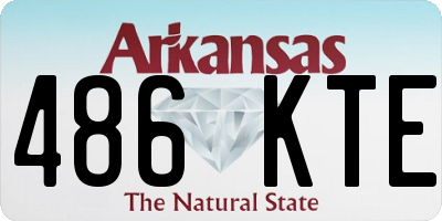 AR license plate 486KTE