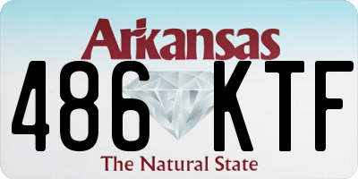 AR license plate 486KTF