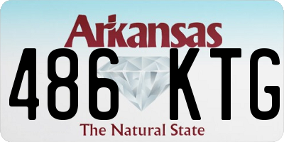AR license plate 486KTG