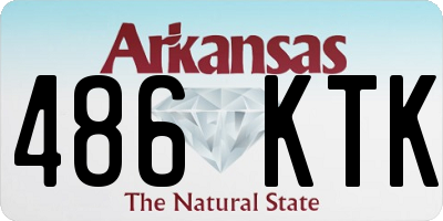 AR license plate 486KTK