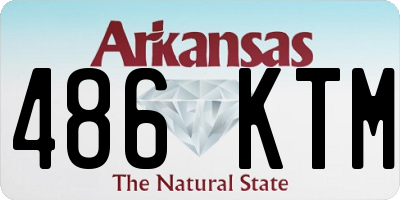 AR license plate 486KTM