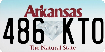 AR license plate 486KTO