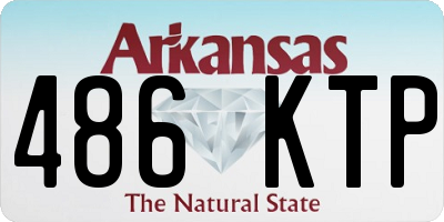 AR license plate 486KTP