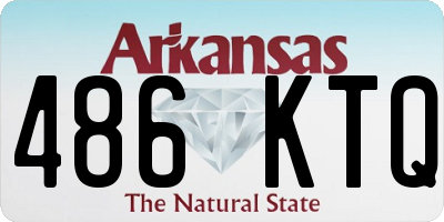 AR license plate 486KTQ