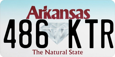 AR license plate 486KTR