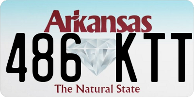 AR license plate 486KTT
