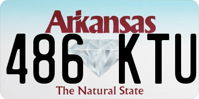AR license plate 486KTU