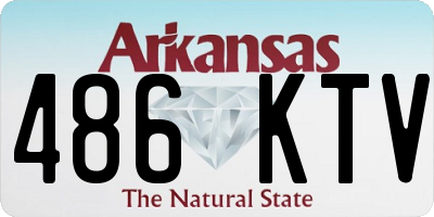 AR license plate 486KTV