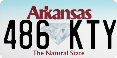 AR license plate 486KTY