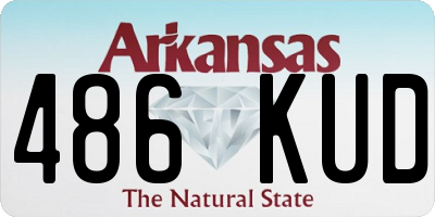 AR license plate 486KUD