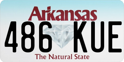 AR license plate 486KUE