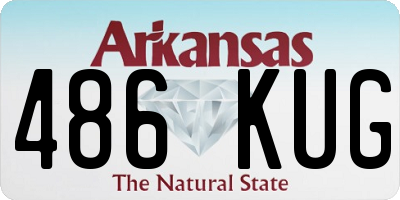 AR license plate 486KUG