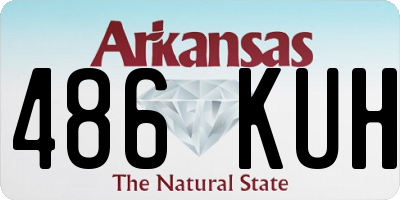 AR license plate 486KUH