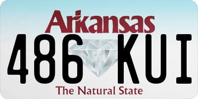 AR license plate 486KUI