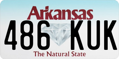 AR license plate 486KUK