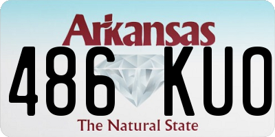 AR license plate 486KUO