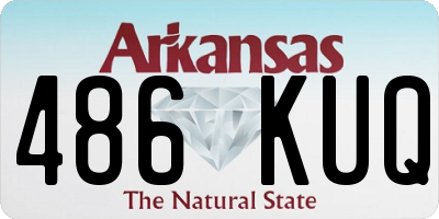 AR license plate 486KUQ
