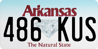 AR license plate 486KUS