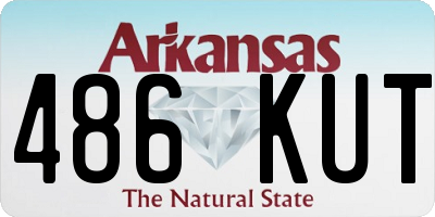 AR license plate 486KUT