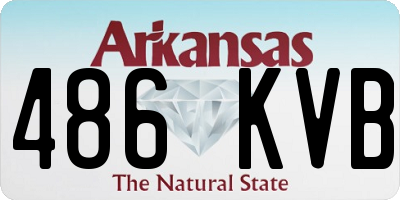 AR license plate 486KVB