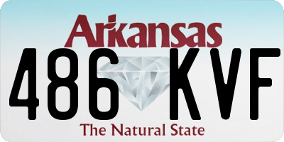 AR license plate 486KVF