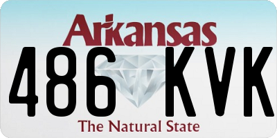 AR license plate 486KVK