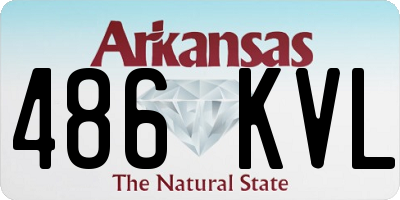 AR license plate 486KVL