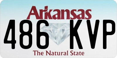 AR license plate 486KVP