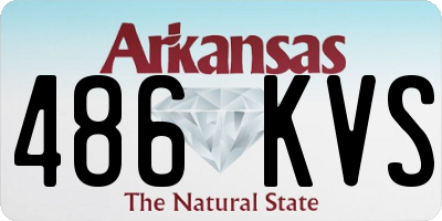 AR license plate 486KVS