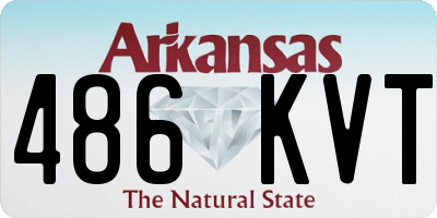 AR license plate 486KVT
