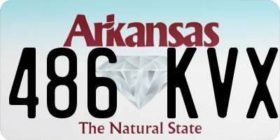 AR license plate 486KVX
