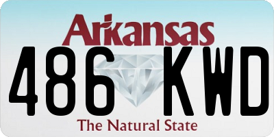 AR license plate 486KWD