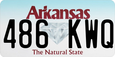 AR license plate 486KWQ
