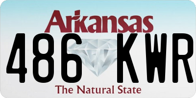 AR license plate 486KWR