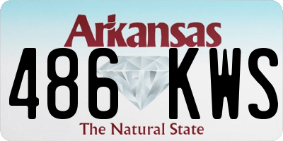 AR license plate 486KWS