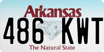 AR license plate 486KWT