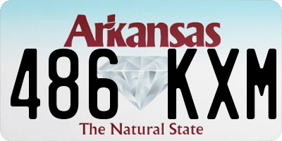 AR license plate 486KXM
