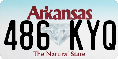 AR license plate 486KYQ