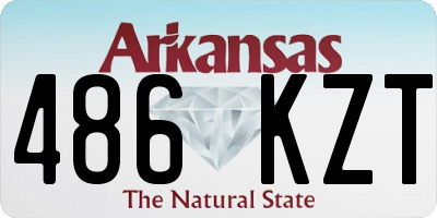 AR license plate 486KZT