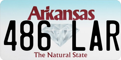 AR license plate 486LAR