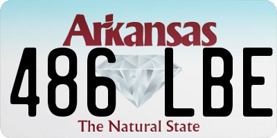 AR license plate 486LBE